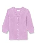 Detail Type : Cardigan - Fabric : Cardigan stitch has a rib look with a raised surface and a pop-out effect - Cuff type : Ribbed cuffs - Length/Size : Long - Closing/Fly : Button fastening - Extra details : Rib hem - Sleeve type : Balloon sleeves - Occasion/Styling : Put together the perfect outfit for your child with quality everyday styles and create a comfortable and trendy look - Neck : O-Neck - Sleeve : Long Sleeves (L/S)