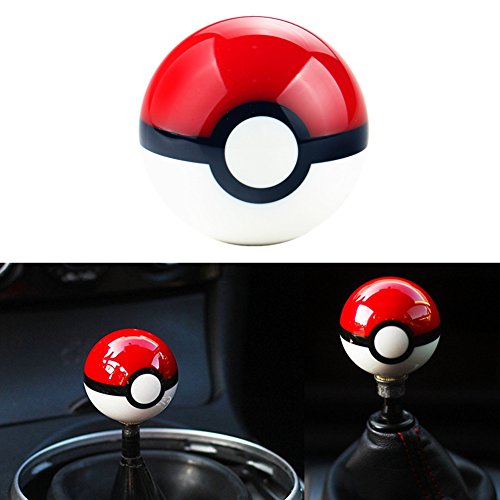 Dewhel 55Mm Pikachu Round Ball Manual Gear Shift Shifter Knob Jdm 4 5 6 Speed Universal Fit For Honda Acura Mazda Mitsubishi Nissan Infiniti Lexus Toyota Scion Brz Ford Jeep #TOP1