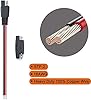 RUNCCI-YUN 3PCS 16AWG SAE Power Automotive Extension Cable 2 Pin Quick Disconnect DC Connector Cord Plug 12V + SAE to SAE Reverse Adapter for Motorcycle Car Battery Jump Starter Solar Application #4