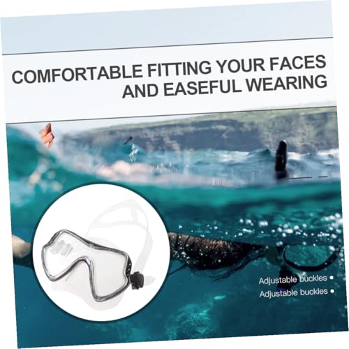 Masque de snorkeling complet avec tuba anti-buée noir - 4