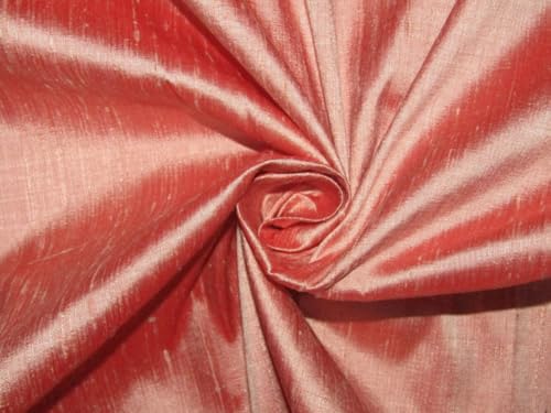 Tissu Dupioni soie rouge fini les textiles mous pour vos patrons à volume