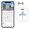 ReFind R2 Localizzatore Intelligente per Android e iPhone. Mini Tag GPS Bluetooth 5.0. Alternativa Samsung AirTag per Chiavi, Animali, Portafogli e Bagagli (bianco)