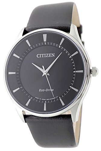 シチズン エコドライブ メンズ 薄型 スリム CITIZEN ソーラー 光発電 ソーラーパワー 本革ベルト 替えベルト付き 国内品番 BJ6480-51E/DBR [並行輸入品]