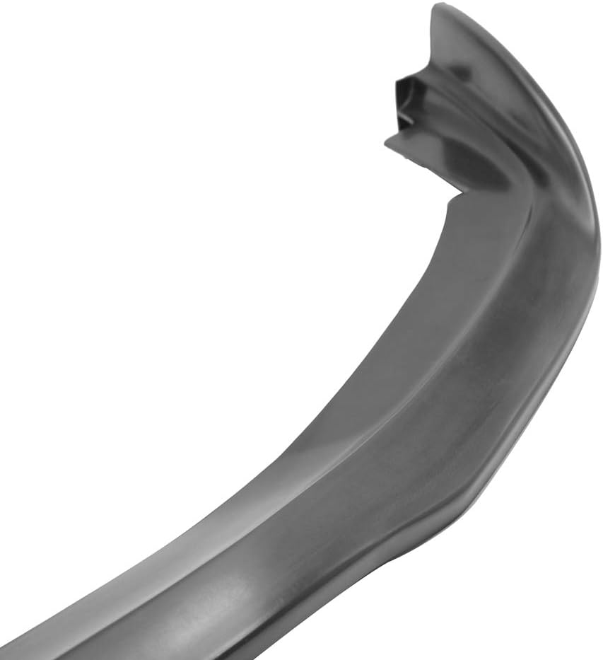 Front Bumper Lip Compatible With 2012 Honda Civic, CS2 Style Black PU Front Lip Finisher Under Chin Spoiler Add On by IKON MOTORSPORTS