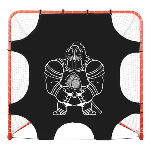 Doublehorse Lacrosse Hockey Shooting Targets - 6 x 6 FT Street Goal Net for Outdoor Indoor Home Field Accuracy Practice Training for Youth Adult Men Coach