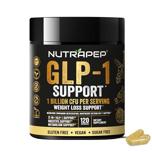 NutraPep GLP-1 Support Probiotic Weight Loss Supplement - Glp1 Support with Berberine for Fat Burn