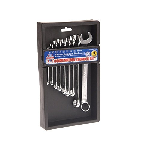 Faithfull Spasetc9 - Set Di Chiavi Combinate 6-19 Mm (8 Pezzi)