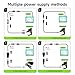 Mspalocell 12V 2800mAh Rechargeable Li-ion Battery, 12v DC5521 Port Battery Pack with Charger Compatible for 12V DIY Devices