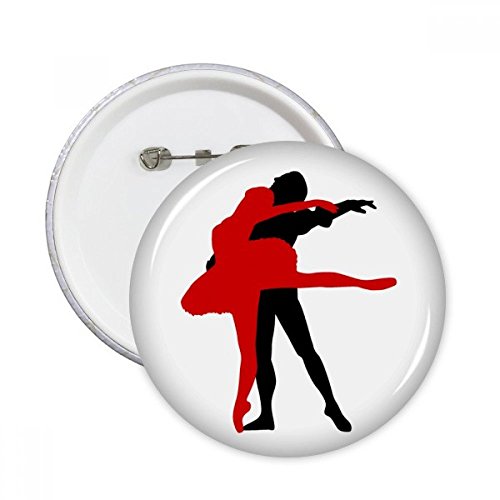 Pins bouton Danse Duo badge vêtements décoration danse ronde M