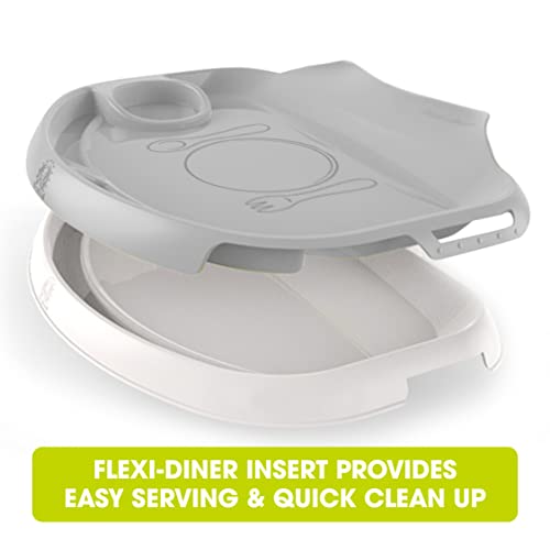 Image of Ginsey Tidy Table Activity and Meal Tray, Grey - Portable Meal Tray, Activity Tray, Kids Activity Tray