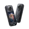 Insta360 X5 – Waterproof 8K 360° Action Camera, Leading Low Light, Invisible Selfie Stick Effect, Rugged and Replaceable Lens, 3-Hour Battery, Built-in Wind Guard, Stabilization, Triple AI Chip Design