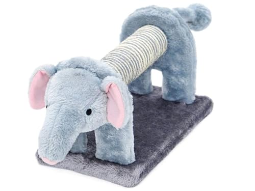 Almevix - Rascador Arañador Para Gato Juguete Para Gatos De Diseño De León Y Elefante, Con Textura De Sisal Y Felpa Suave, Ideal Para Rascar Y Decorar Elefante Almevix - Rascador Arañador Para Gato Juguete Para Gatos De Diseño De León Y Elefante, Con Textura De Sisal Y Felpa Suave, Ideal Para Rascar Y Decorar Elefante