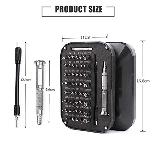 Kit tournevis de précision Torx Hex équipé d'embouts magnétiques interchangeables