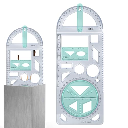 Régua geométrica - Modelo de desenho infantil Auxiliares de aprendizagem de matemática | Régua geomé