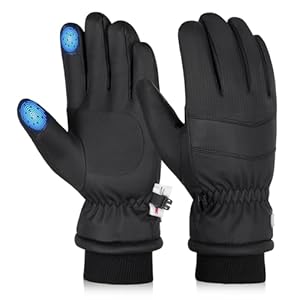 Winter Thermal Gloves, -20℉ Coldproof Ski Gloves Thermal Windproof Touchscreen Anti-Slip for Cycling Running Hiking Snowboarding Outdoor Sports