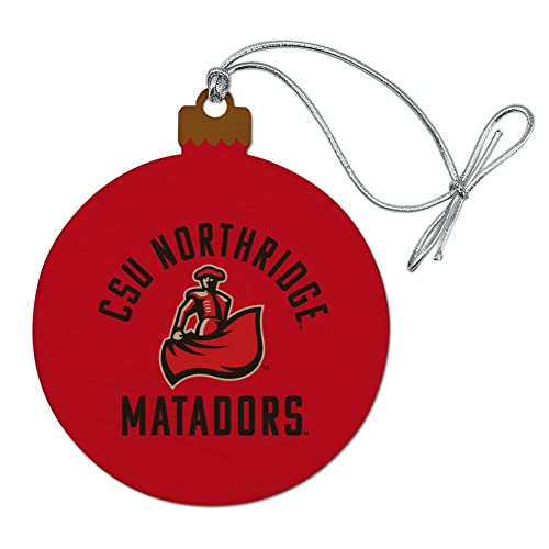 GRAPHICS & MORE Cal State Northridge Matadors Wood Christmas Tree Holiday Ornament