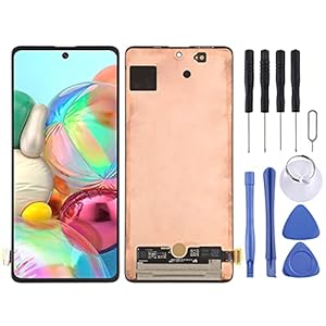 Origineel Super AMOLED LCD -scherm voor Galaxy A71 met digitizer volledige montage