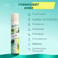Batiste Trockenshampoo Original ,Dry Shampoo zum Auffrischen und Stylen der Haare, Haarpflege Spray ohne Ausspülen, Voluminöses Haarstyling mit dem erfrischenden Zitrusfrucht-Duft , 200 ml (1er Pack) – Ansicht 7