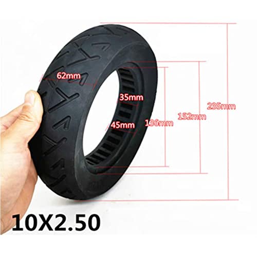 Pneu solide pour scooter électrique 10x2.5 pouces increvable - 5