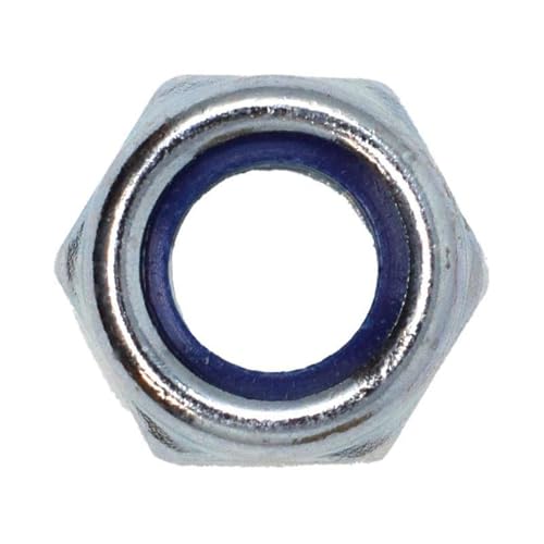 Metalmate Type P Nylon Insert Nut Zinc Plated M10 Class 8 Steel Box of 50