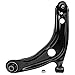 Detroit Axle - Front 2pc Control Arms for 2008-2014 Scion xD 2012-2019 Toyota Prius C 2006-2018 Yaris, 2 Lower Control Arms w/Ball Joints Assembly Set Replacement