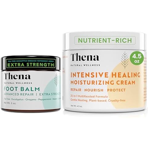 Thena Athletes Foot Repair Balm and Intensive Healing Moisturizing Cream Bundle Cover