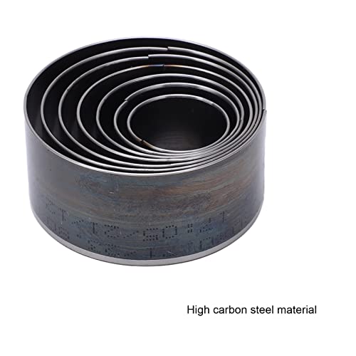 Atyhao 7Pcs Leather Punch Set, Hole Hollow Punch Cutter Leather Punching Tool Round Shape Cutting Mold Punching Die Set For Diy Leather Craft #TOP5