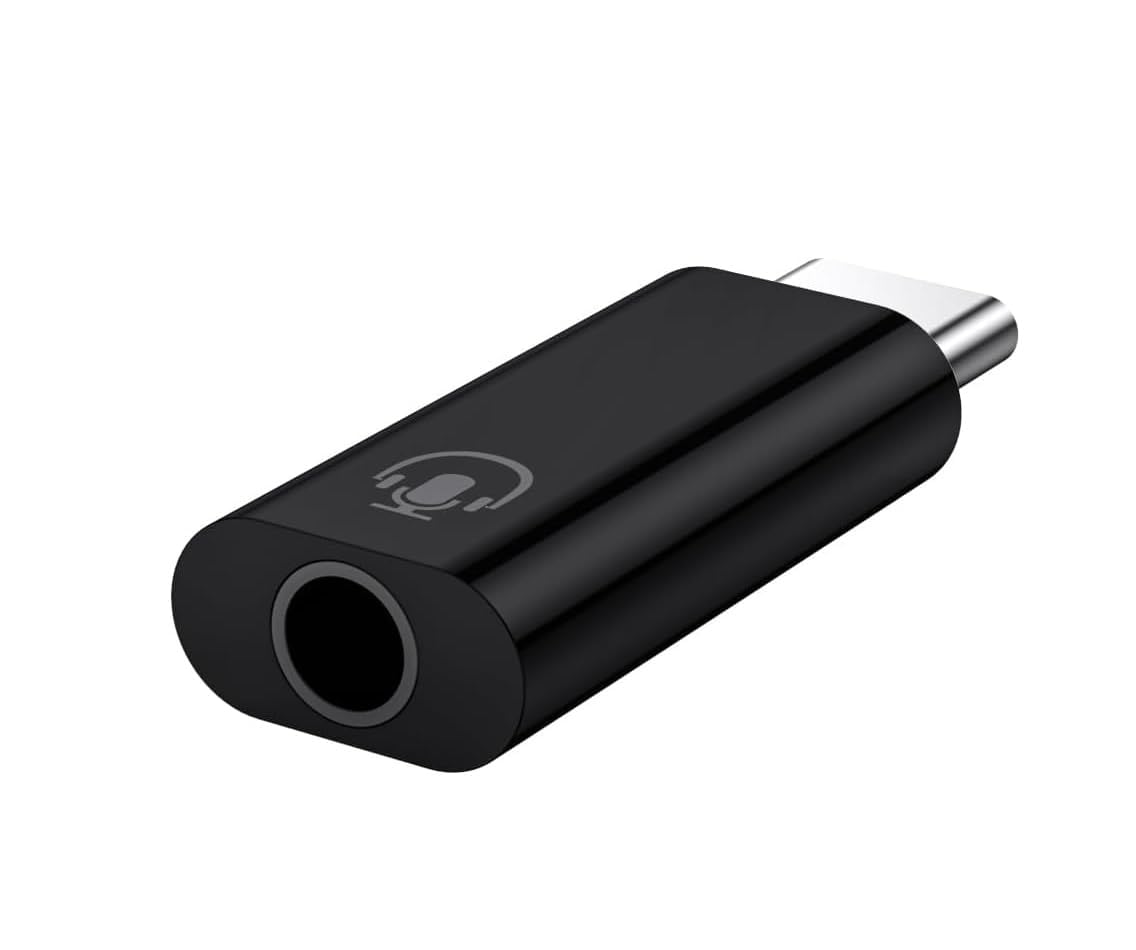 1-Pack Pack USB C to 3.5mm Jack Audio Adapter, USB C to Headphone Jack Adapter Compatible with iPhone17/ 16 Plus 17/16 Pro Max/Samsung Galaxy/Ultra/iPad Pro/MacBook/Pixel (Black)-image-45