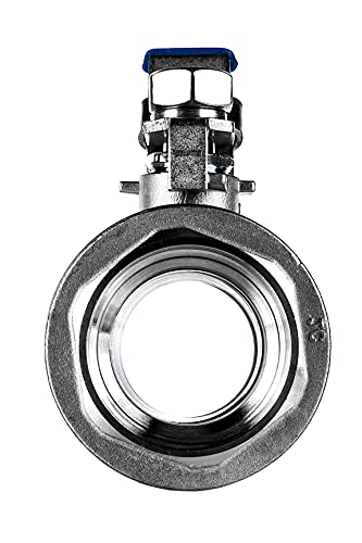 FSA Valvola a sfera in acciaio inox 316 da 1 1/2