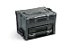 Produktbild Bosch Sortimo LS-Boxx 306 Werkzeugkoffer Set in Anthrazit | mit i-Boxx 72 schwarz bestückt mit Insetboxen Set H3 und LS-Schublade 72 schwarz leer