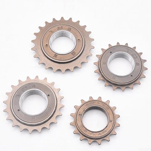 Image of HaloModora 35mm 1/2 x 1/8 Single Speed Freewheel 16 Tooth 18 Tooth 20 Tooth Steel Cog for Fixed Gear Track and Race Bicycle Use (22T)