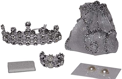 NickHouse Silver Princess Clothes Accessories for Little Pet CAT/LPS CAT/Dog + Compatible for Cat Littlest Pet Shop (cat/Dog NOT Included)