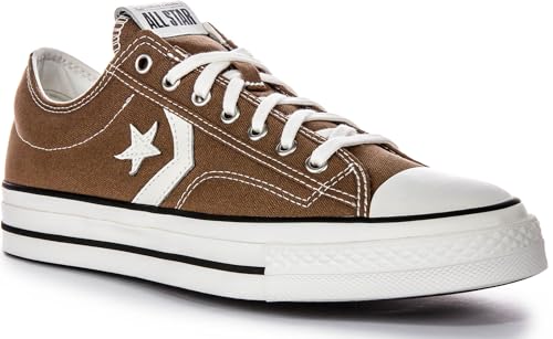 Converse A08752C Star Player 76 Webbing Ripstop - Zapatillas deportivas para hombre, Marrón, 9.5 Women/7.5 Men