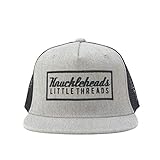 Knuckleheads Little Threads Infant Hats - Newborn Photography Outfits Boy - Snapbacks Sun Hat Flat Bill Summer Beach Trucker Youth Fun Cute Fitted Gorras Baseball Mesh Cap (XS 6-12 Months, Henry)