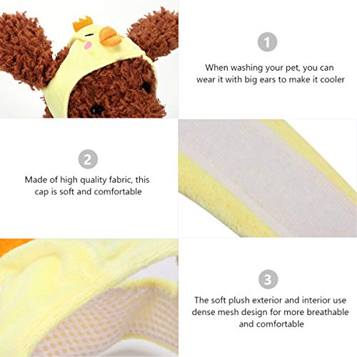 Bestoyard Pet Costume Dog Cat Cartoon Duck Winter Hat Headwear Pet Soft Headgear Supplies For Puppy Cat #TOP2