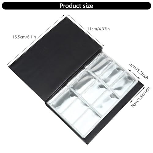 Album de collection de pièces pour, capacité de 108 billets, timbres, étui de rangement pour une visualisation facile, loisirs pour et adultes, utilisation de tensions d ' estampage à de – vue 3