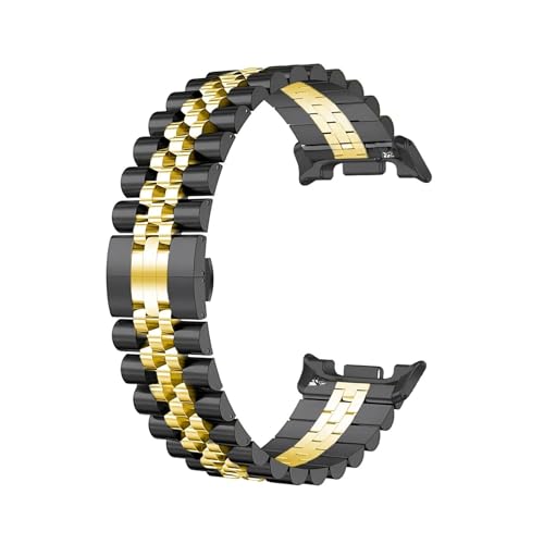 �V�[�����X���^���X�e�����X�o���h�ɓK������Samsung Galaxy Watch 8/8 Classic(Black-Golden,For galaxy ultra2025)