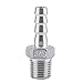 Produktbild Verbindungsstück für Schlauch, Barbeliert, mit Gewinde, Adapter dfe aus Edelstahl SS304, 1/8 Zoll ~ 3/4 Zoll (1/4 x 8 mm)