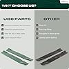 UDC Parts 103-6401 Mower Blades Replacement for Exmark 48 Inch 103-6401-S 103-6381-S 103-6381 103-6391-S 103-6391 103-6396 Turf Tracer Quest SP QST22BE482 RAE708GEM48300 / High Lift Mulching 3 Pack #3