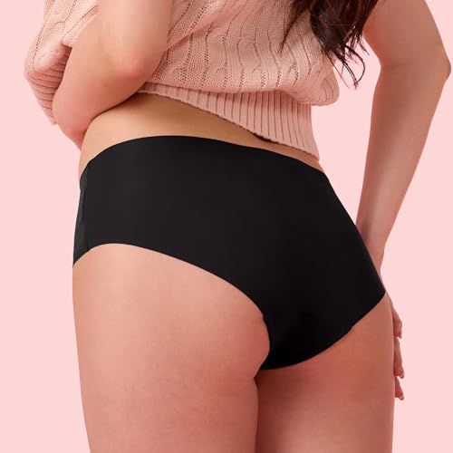 Image of Enamor Innovations Invisi, All Day Comfort, Mid Waist Hipster Panty for Women - No Visible Panty Lines, Sweat Wicking, Free Cut, Full Coverage - PH40