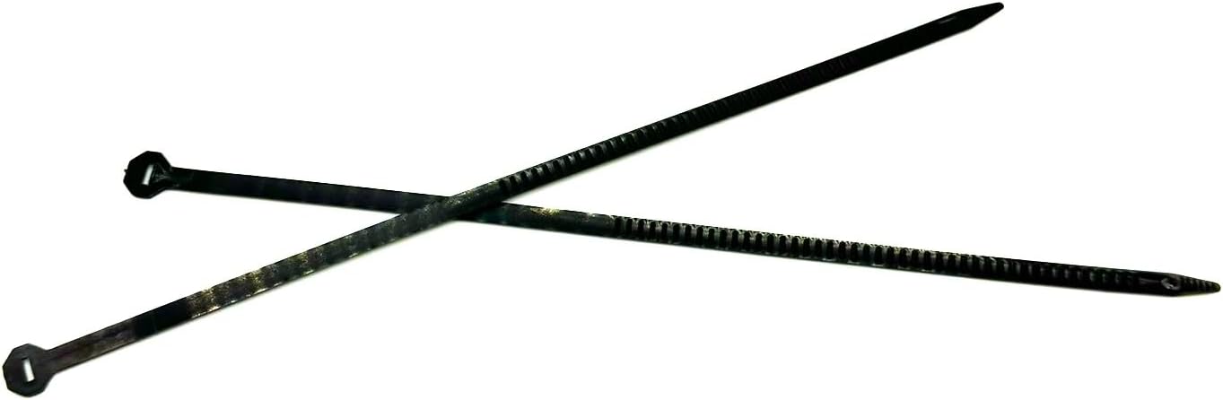 Multi-Purpose Quick Tie Universal Ties Plant Ties Cable Ties 270 mm Black Pack of 50 in Bag
