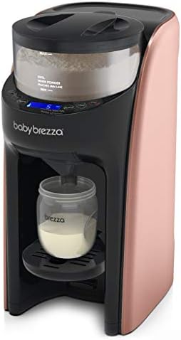 New and Improved Baby Brezza Formula Pro Advanced Formula Dispenser Machine - Automatically Mix a Warm Formula Bottle Instantly - Easily Make Bottle with Automatic Powder Blending, Rose Gold