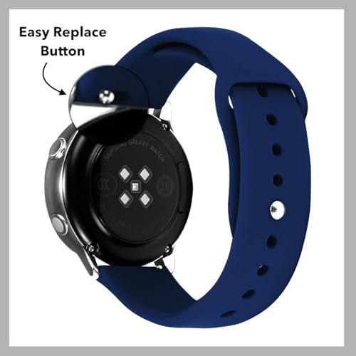 Image of Soft Silicone Strap Replacement Band for Apple || Realme || Boat || Noise || Fireboltt || Amazfit || Samsung || Oneplus Smart Watch Straps