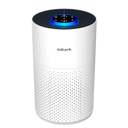 44% off - Air Purifiers for Home Bedroom, ADTARK Air Cleaner with H14 True HEPA 3-in-1 Filter, Sleep Mode &...