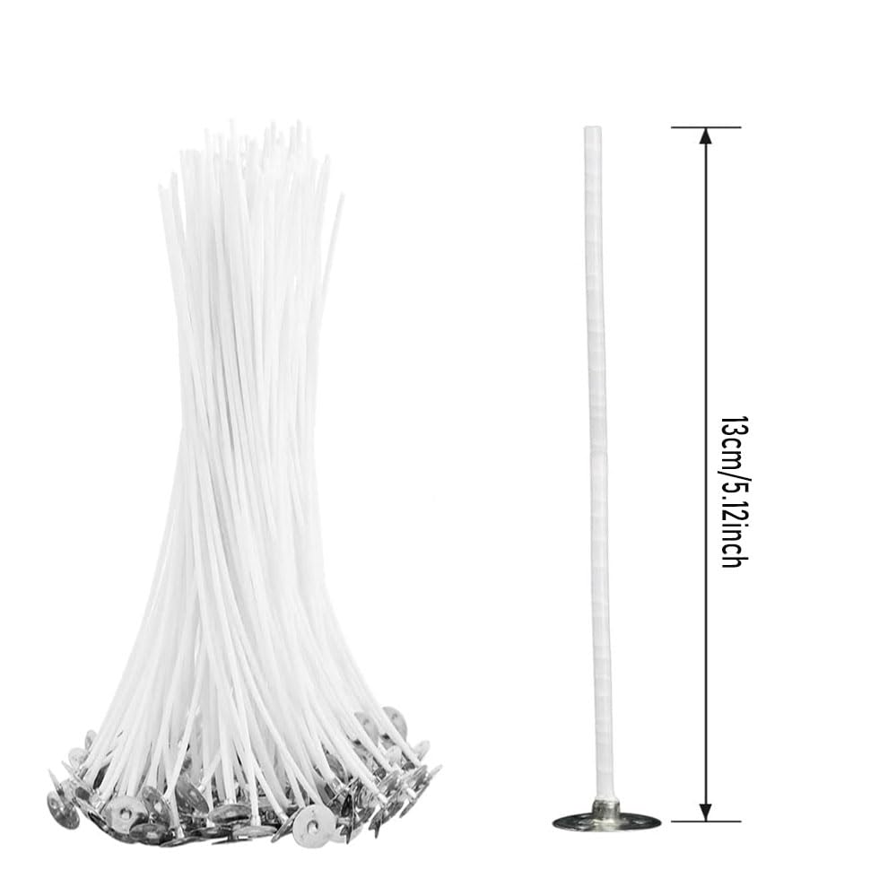 100 pzas Mechas Algodón 13 cm para Velas Preenceradas miniatura 2