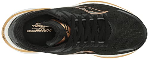 Saucony Womens Endorphin Speed 3 Running Shoe, Black/Goldstruck, 9.5 Us #TOP4