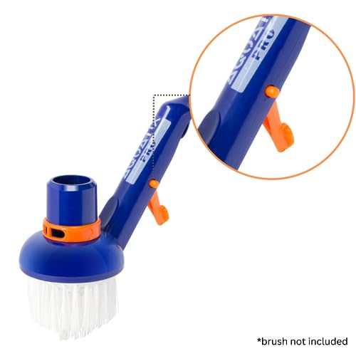 Aquatix Pro Pool Butterfly V Clips, 12 Pack, Strong Replacement Attachment Clips for Swimming Pool & Spa Accessories, Universal Size Fits Skimmer Nets, Poles, Vacuums, Brushes & Handles