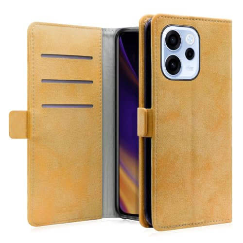 LOOF SIKI-MAG ���U�[ �t���b�v �蒠�^ �X�}�z�P�[�X for OPPO Reno15 A �p �P�[�X �J�o�[ �蒠�^�P�[�X �J�[�h���[ �x���g�t�� �}�O�l�b�g�t�� [�I�[�^���u���E��]