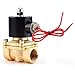 Electric Solenoid Valve, 3/4 inch electric water valve AC 220V NC Zinc Alloy Body Water Valve for Water Oil Air Gas