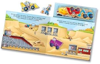 Hardcover Let's Play Magnetic Play Scene Diggers (Magnetic Story & Play Scene) Book